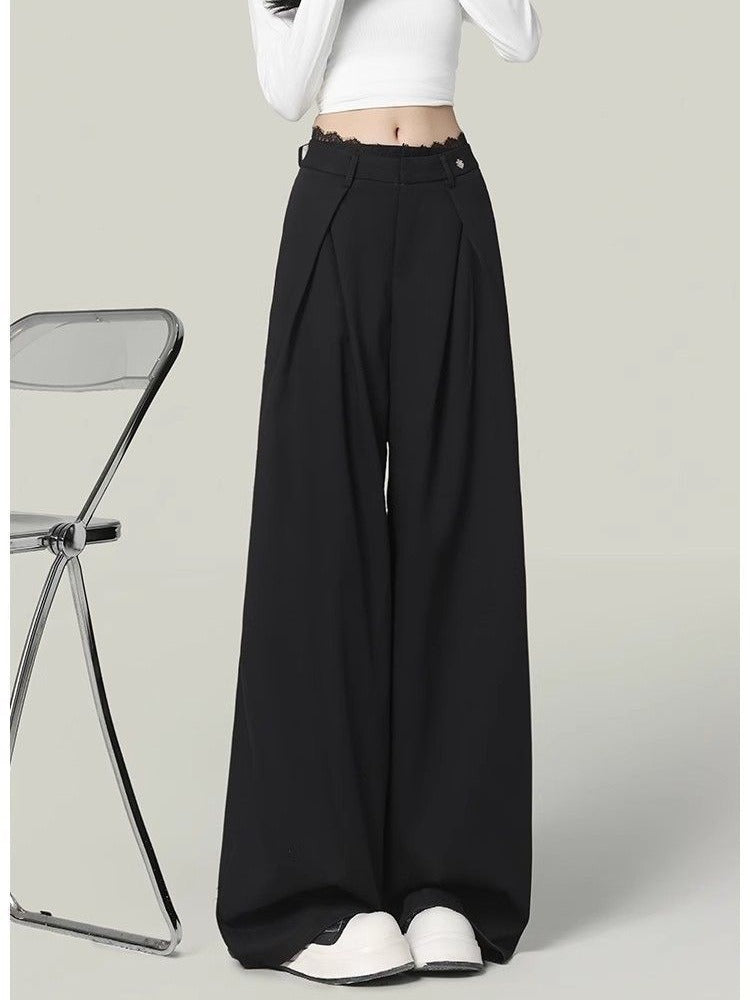 Pantaloni Donna a Vita Alta Gamba Larga | Francesca