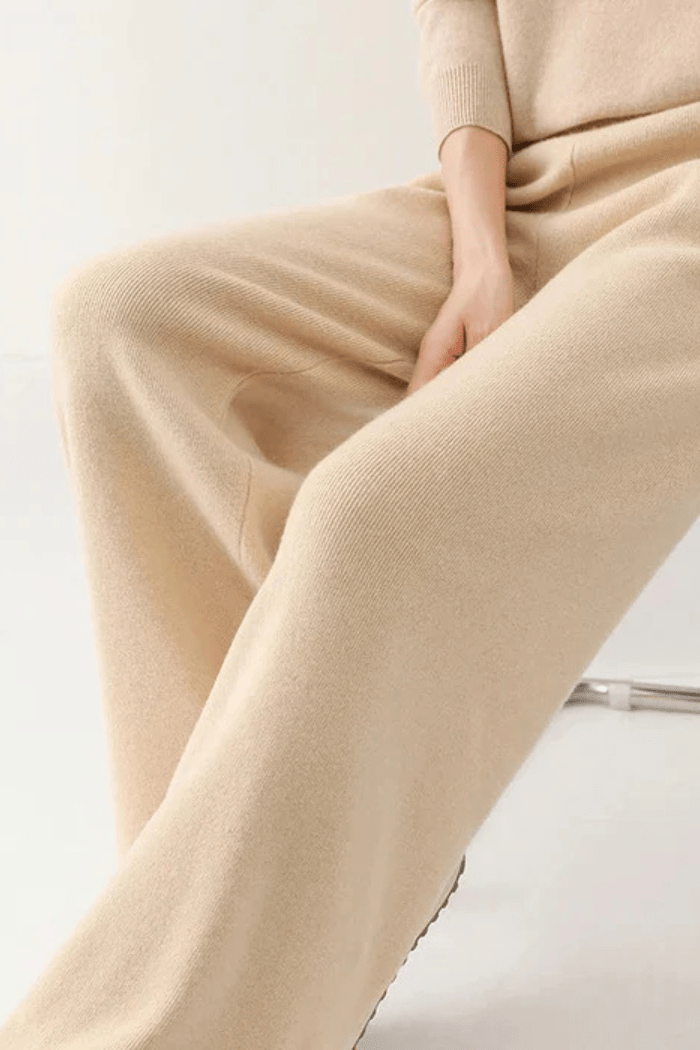 Pantaloni a Vita Alta a Gamba Larga da Donna | Hermione