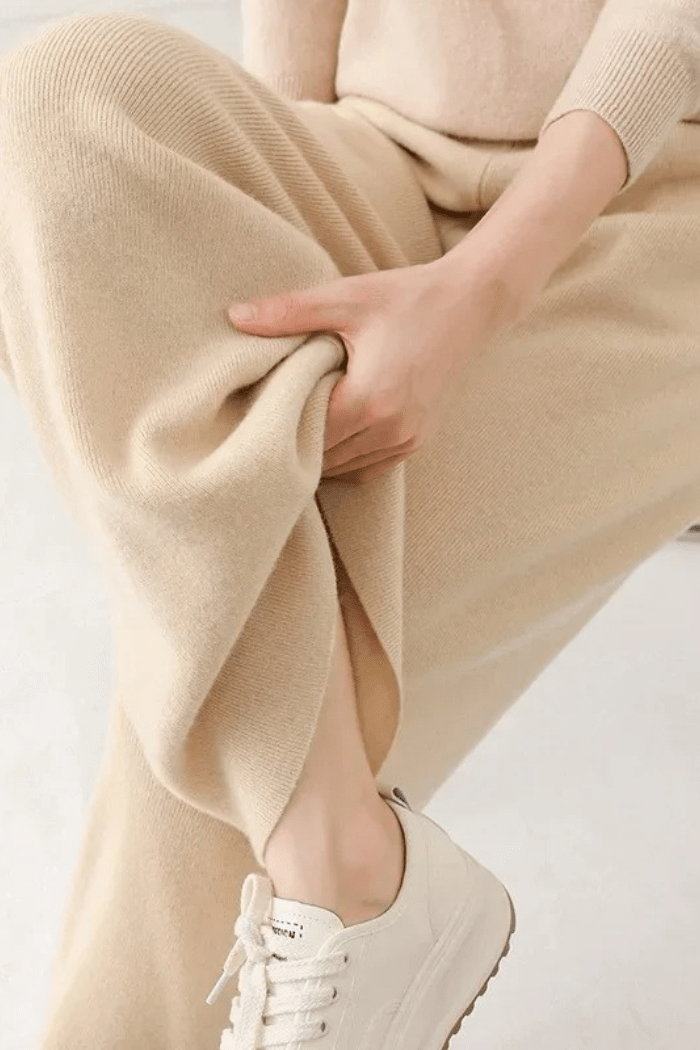 Pantaloni a Vita Alta a Gamba Larga da Donna | Hermione