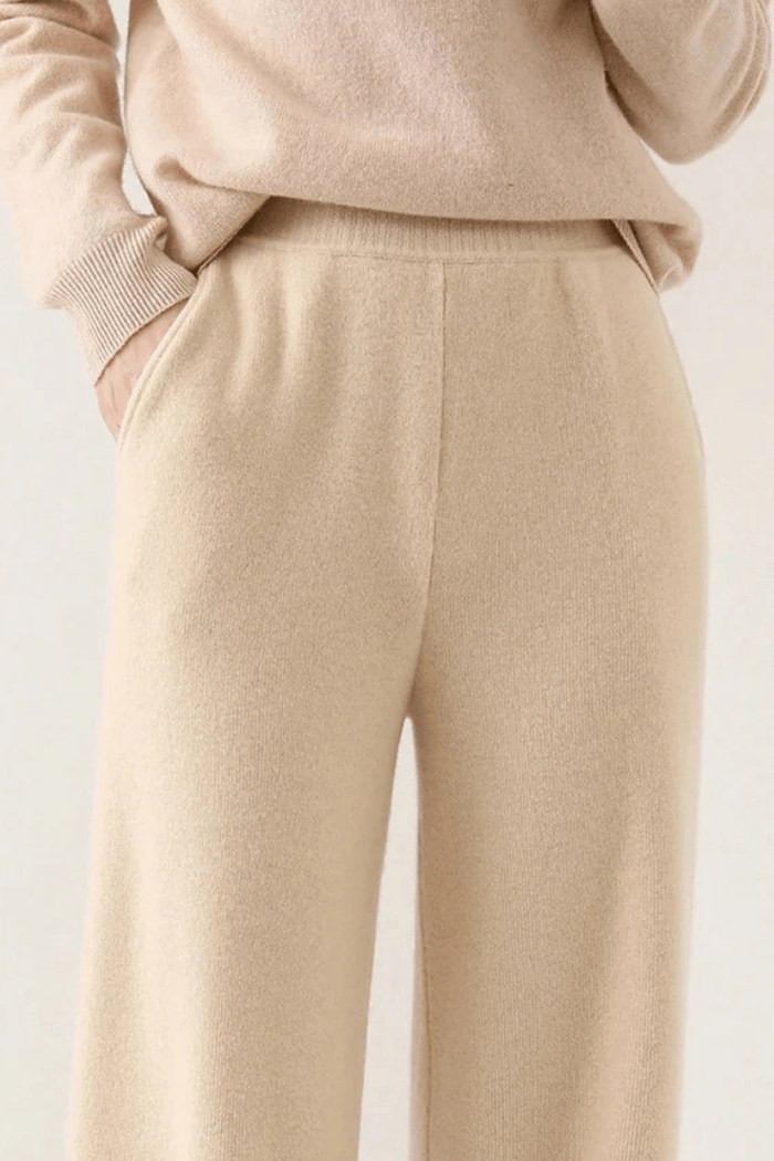 Pantaloni a Vita Alta a Gamba Larga da Donna | Hermione