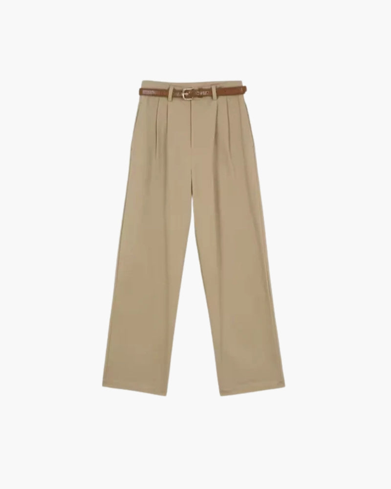 Pantaloni a Vita Alta a Gamba Larga da Donna | Olivia