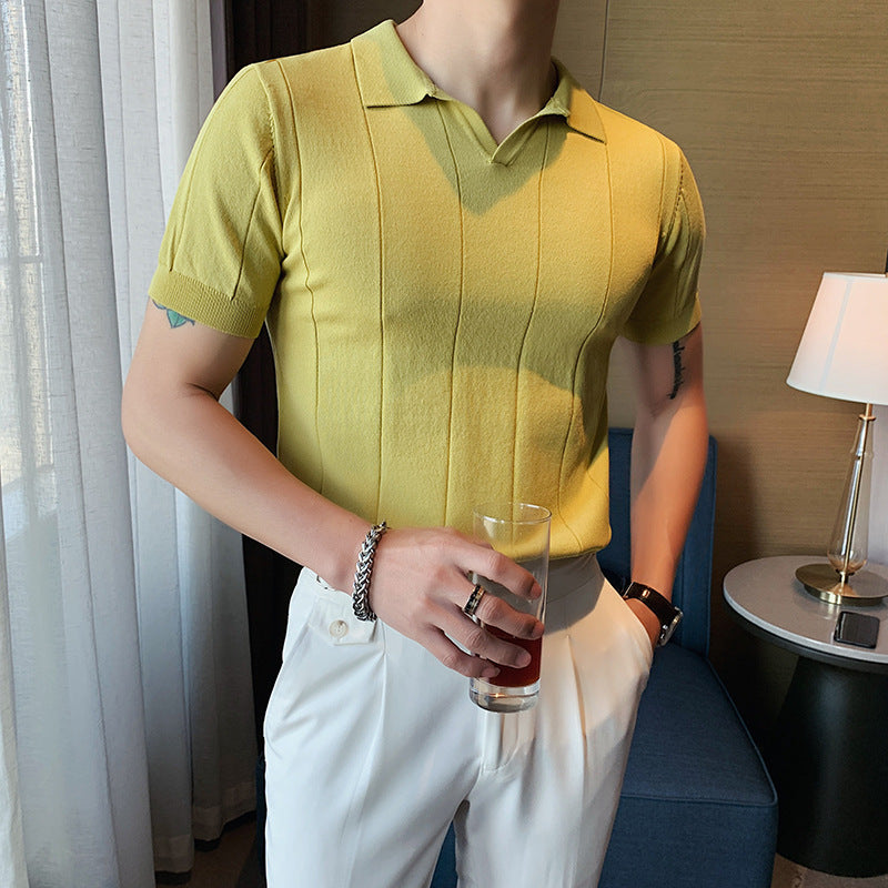 Polo Uomo Classica Manica Corta | Zentro Giallo