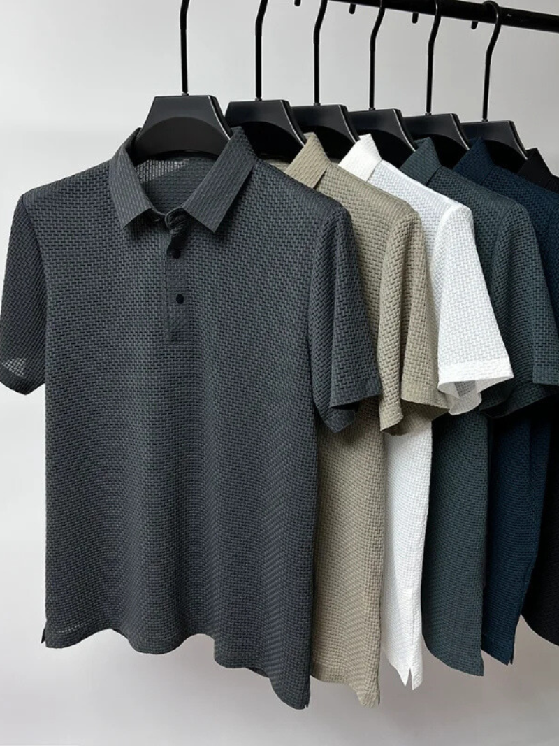 Polo a Maglia Testurizzata da Uomo | Marco
