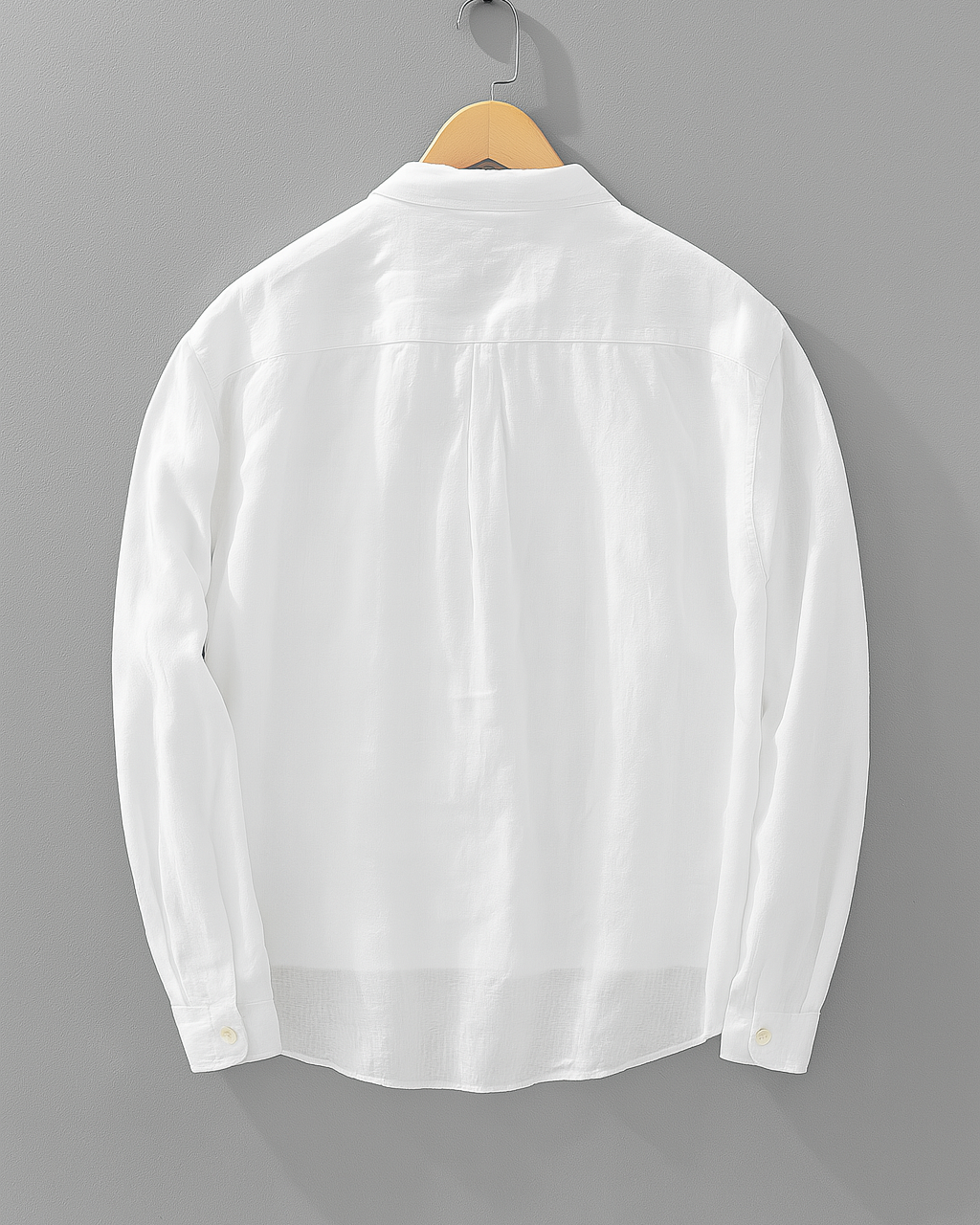 Popover in Lino Cotone per Uomo con Mezzo Bottone | Vyr