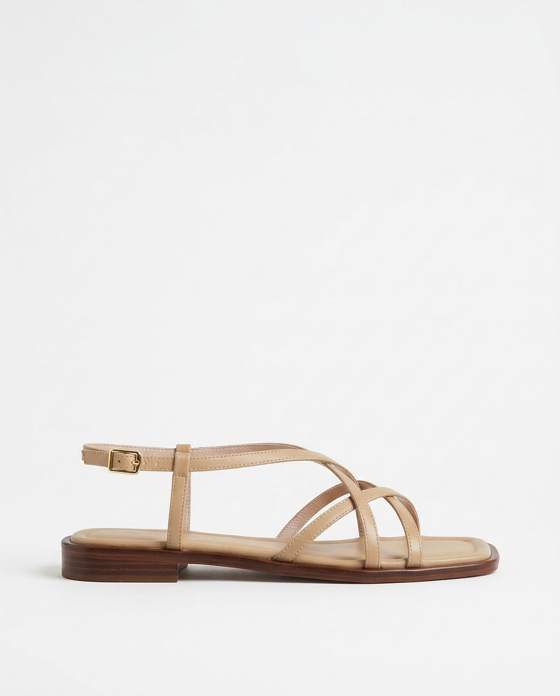 Sandova | Sandali Donna Piatti con Cinturini in Pelle Cavigli