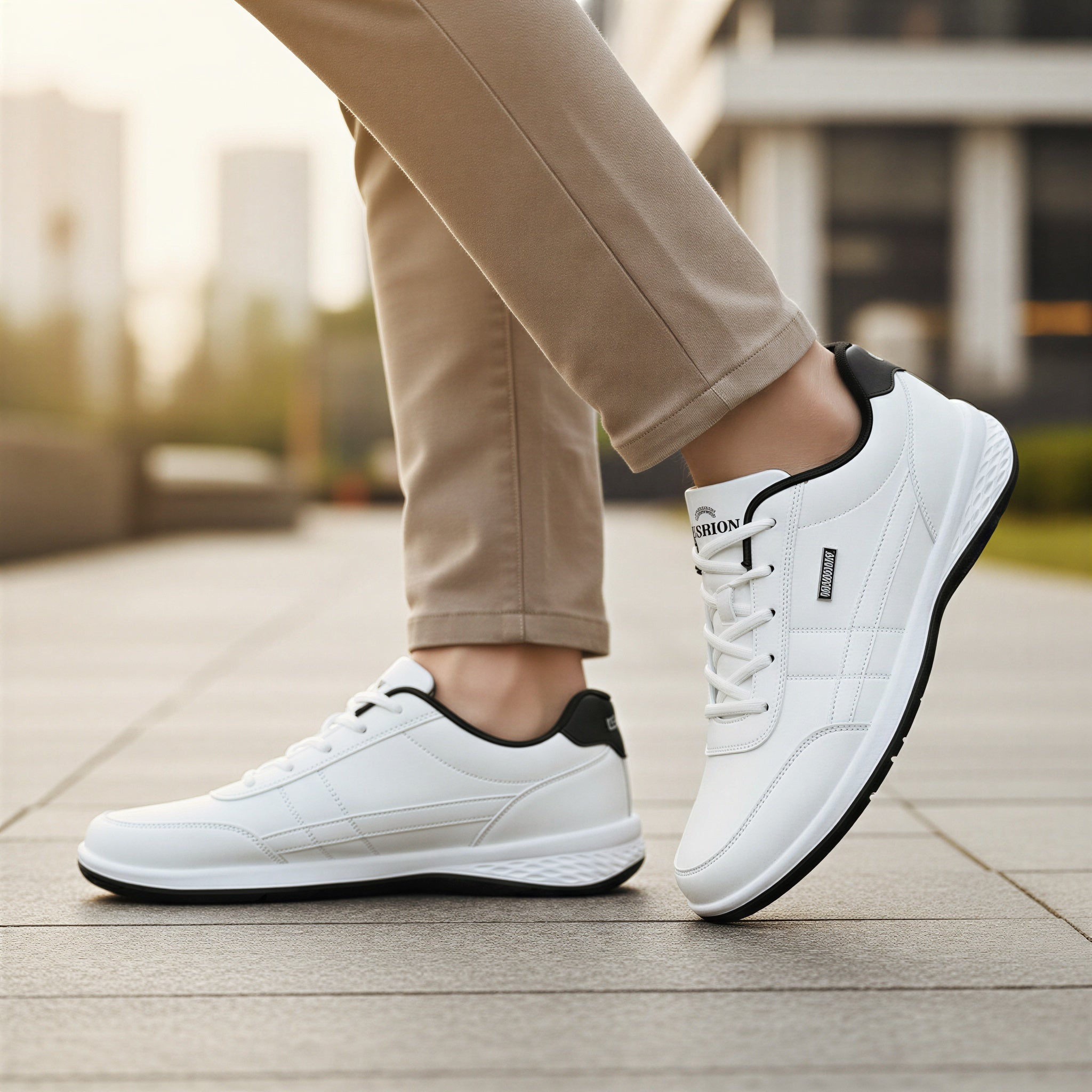 Sario | Sneakers Uomo in Pelle Casual con Lacci 1