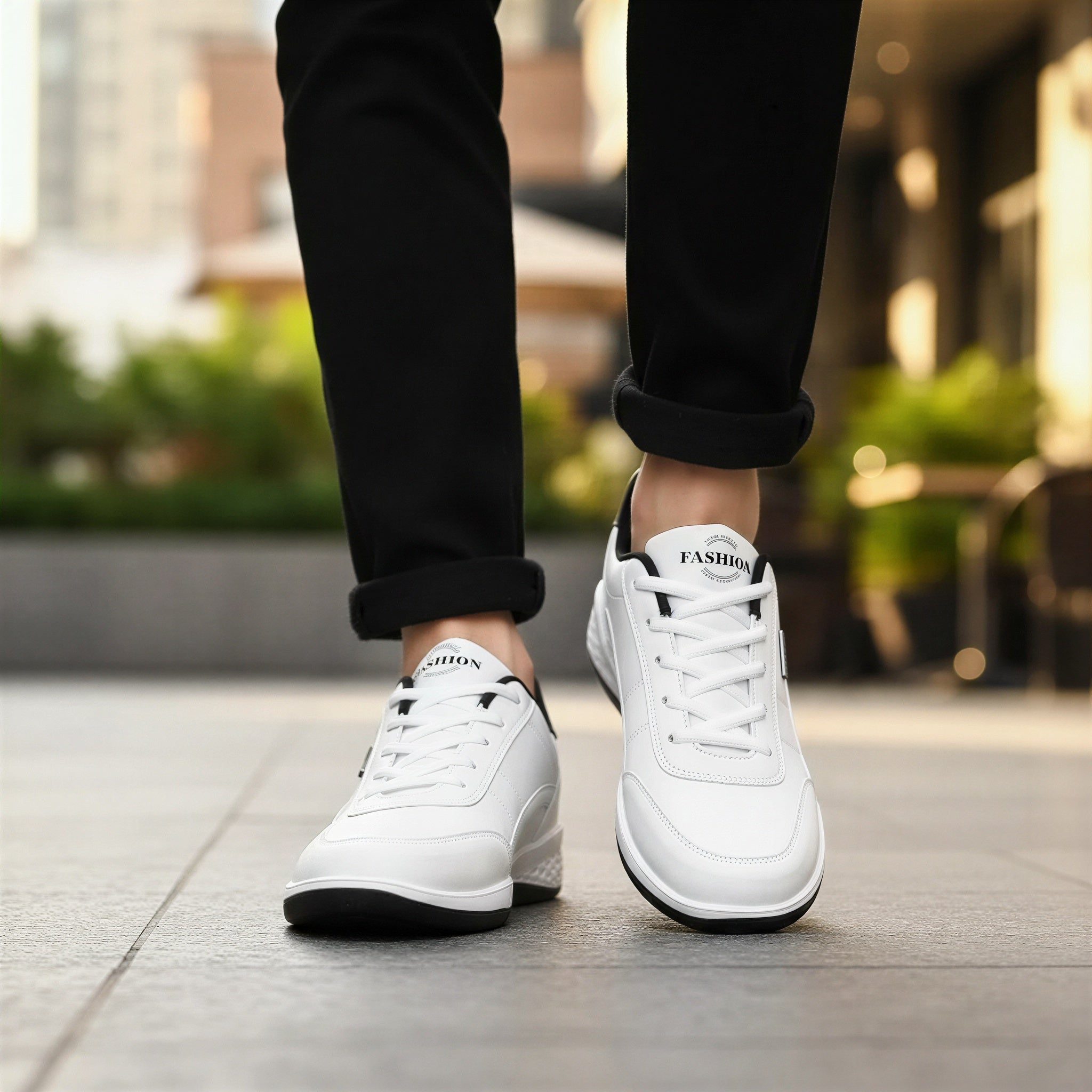 Sario | Sneakers Uomo in Pelle Casual con Lacci 6