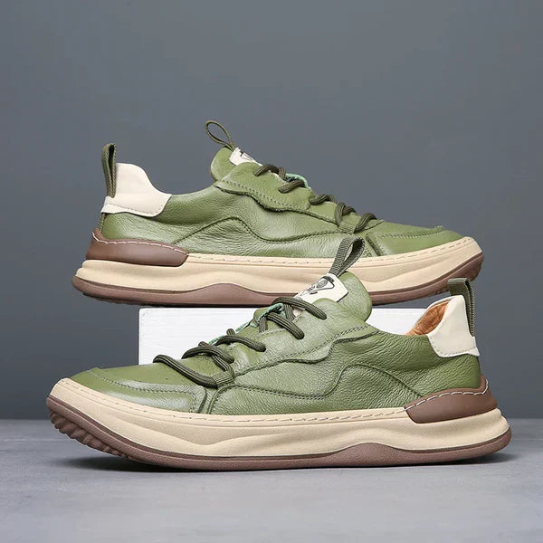 Savero | Sneakers Uomo In Pelle Con Lacci 2
