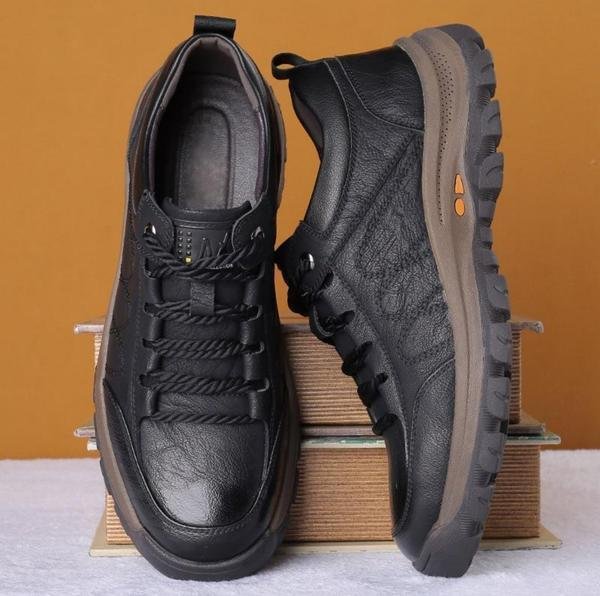 Scarpe Casual da Uomo in Pelle con Suola Antiscivolo | Euclid