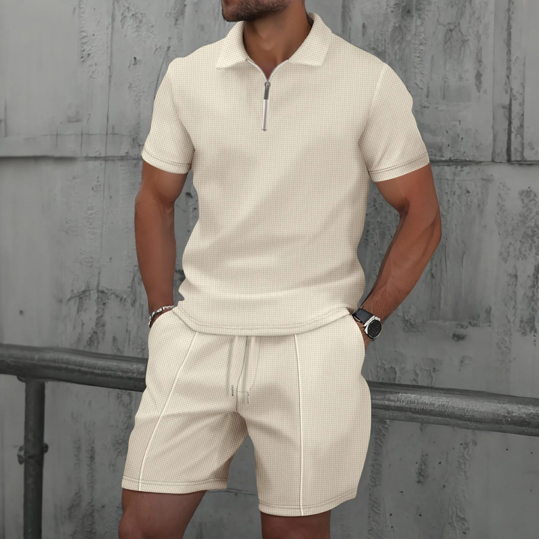 Set Uomo 2 Pezzi Polo Shorts | Trevix