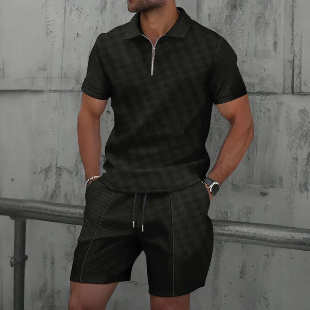 Set Uomo 2 Pezzi Polo Shorts | Trevix