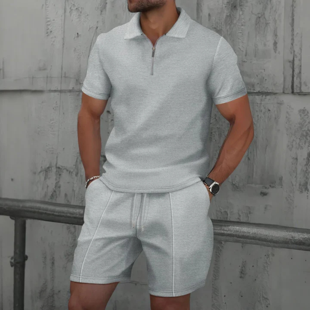 Set Uomo 2 Pezzi Polo Shorts | Trevix