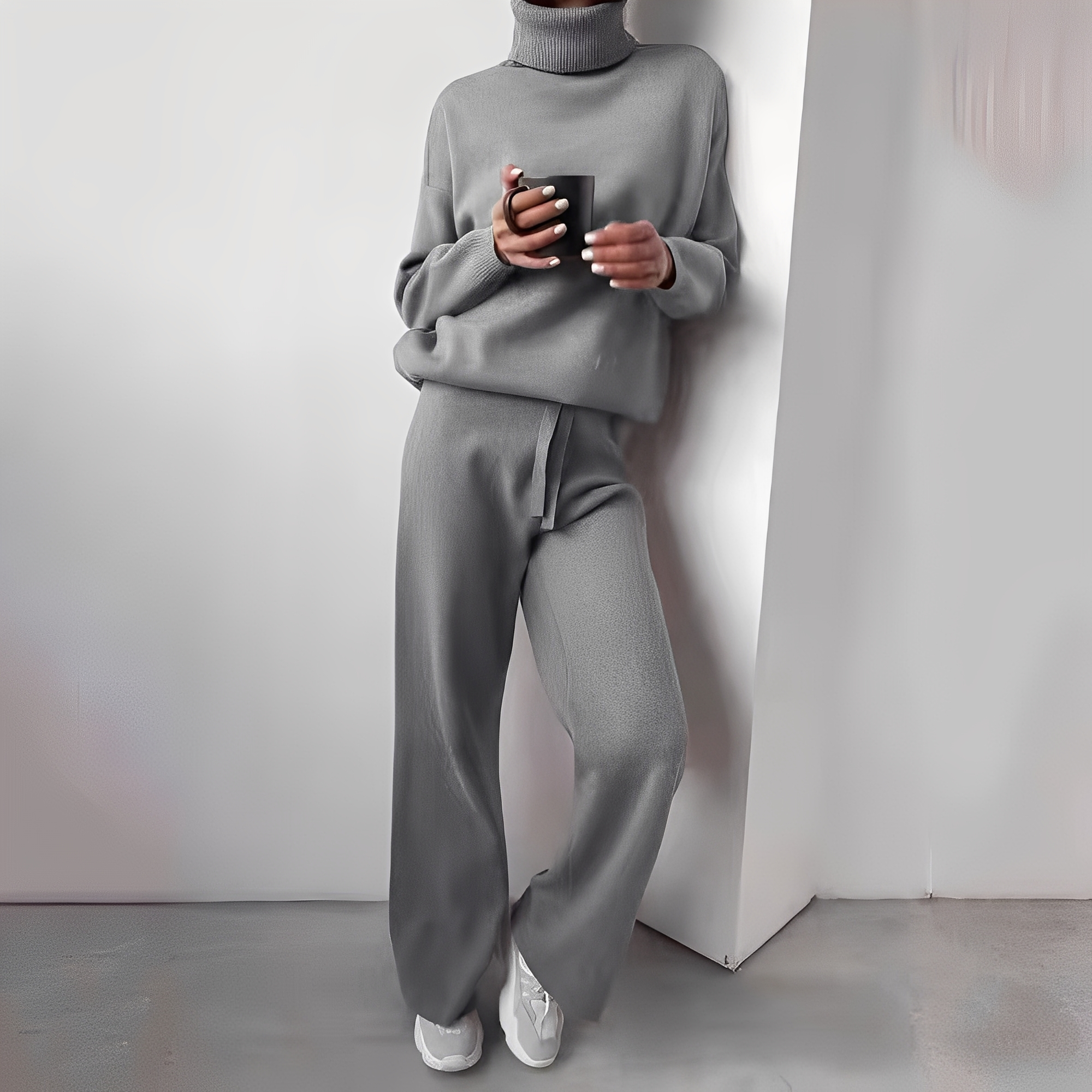 Set Dolcevita Semplice Per Donna | Tovira Grigio