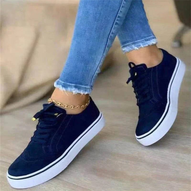 Sneakers Casual con Suola Spessa per Donna | Valene Blu