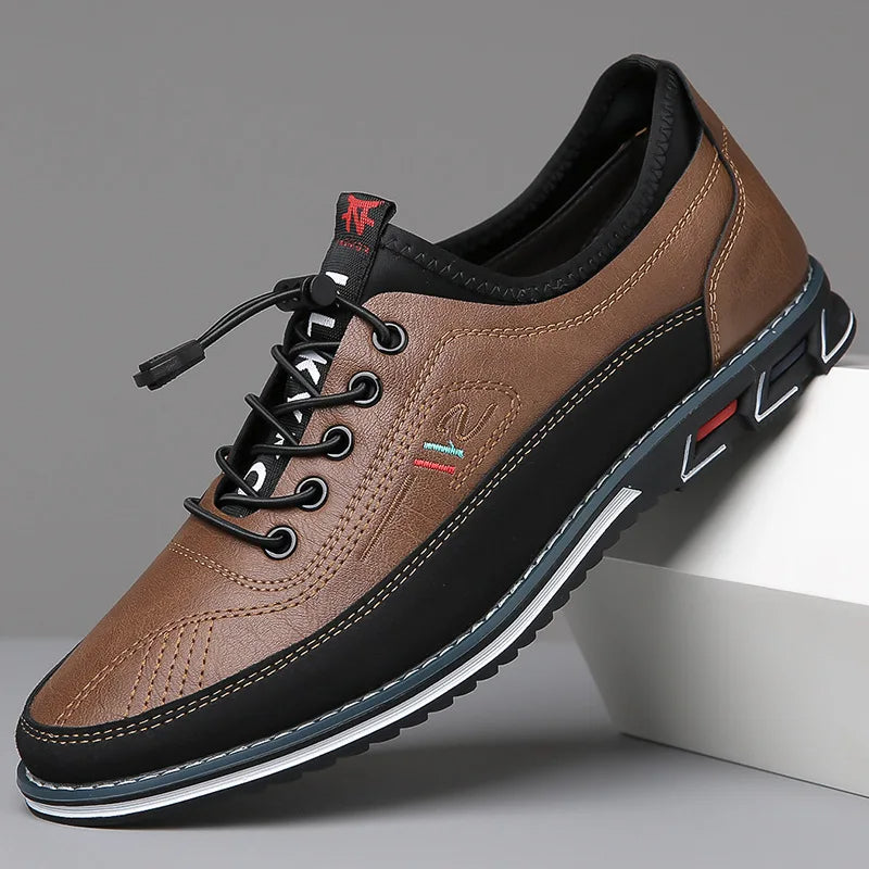 Soleo | Scarpe Oxford Confortevoli Marrone scuro