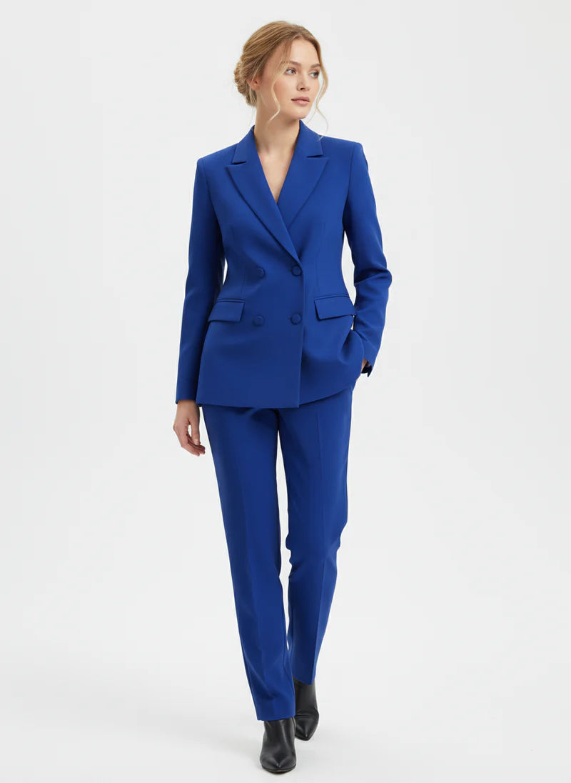 Completo Donna Elegante con Blazer Doppiopetto e Pantaloni | Aurora