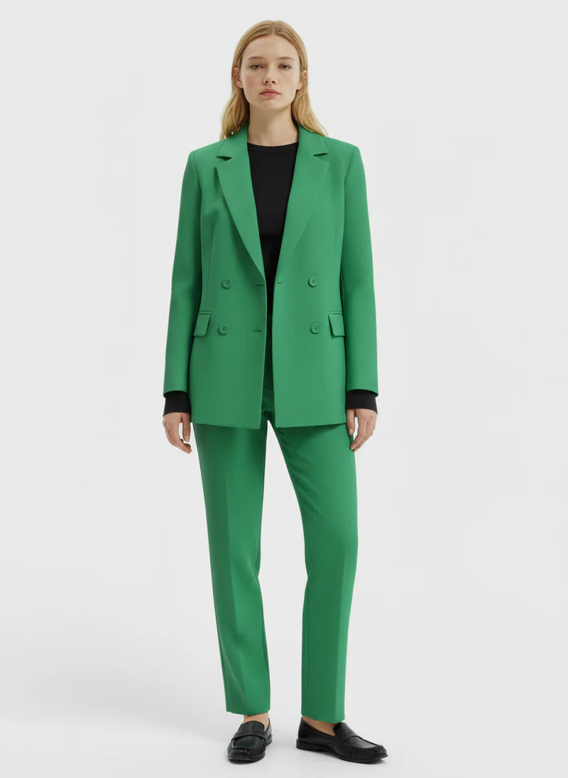 Completo Donna Elegante con Blazer Doppiopetto e Pantaloni | Aurora