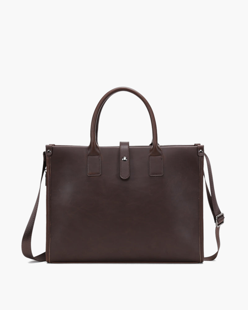 Valigetta Business in Pelle con Tracolla | Milano Marrone