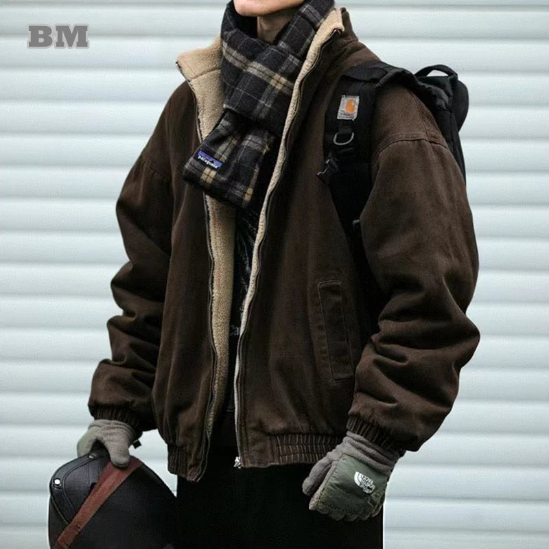 Giacca Pile Vintage Giapponese Invernale da Uomo | Zelara