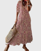 Women's Boho Flowy Maxi Dress for Summer