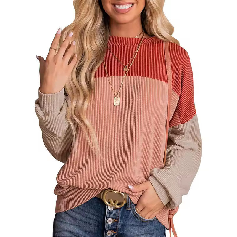 Pull-over décontracté pour femme, coupe confortable au quotidien