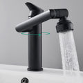 360° Rotating Bathroom Faucet with Dual-Mode Spray Head and Single Handle - Image 2