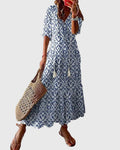Women's Boho Flowy Maxi Dress for Summer