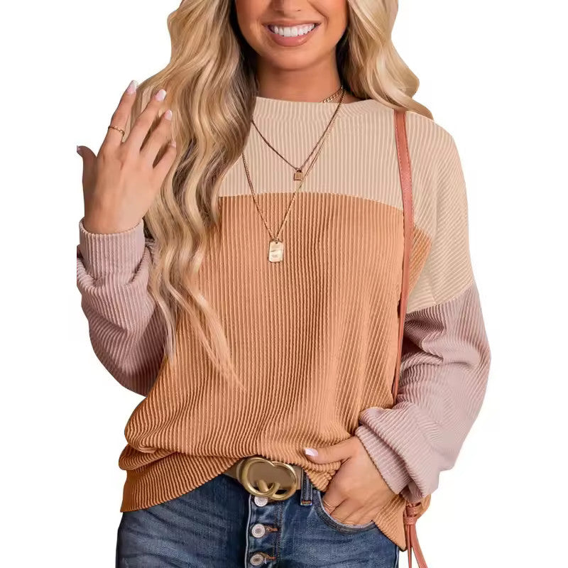 Pull-over décontracté pour femme, coupe confortable au quotidien