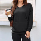Camisola Casual Feminina com Bolso Frontal