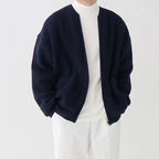 Cardigan da uomo in maglia per stratificazione quotidiana