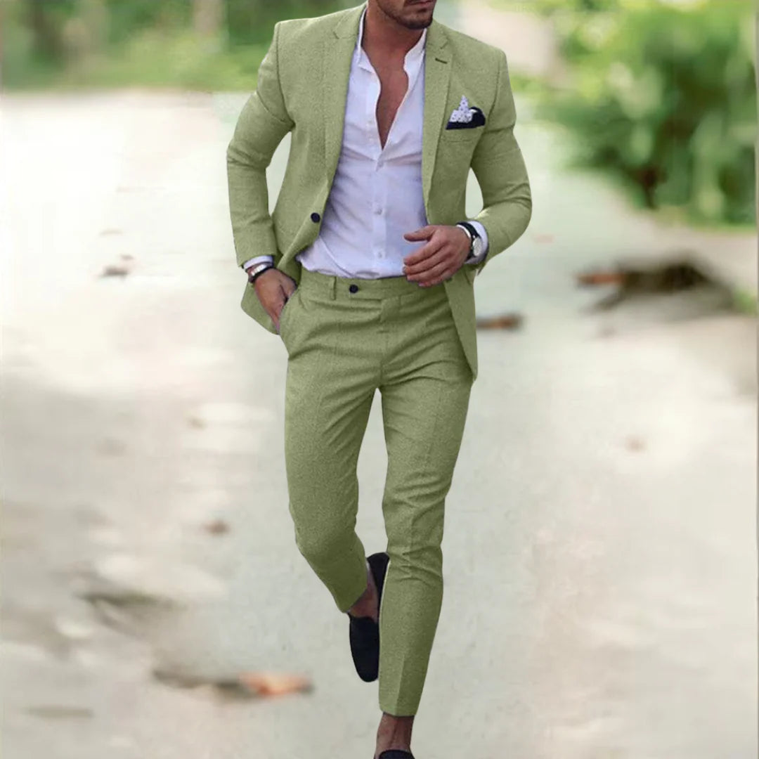 Completo Uomo Moderno 2 Pezzi | Trevix Verde