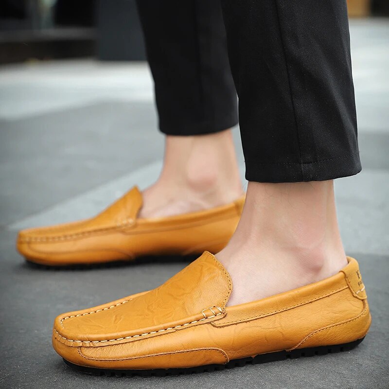 Mocassini slip-on smart casual da uomo per l'uso quotidiano