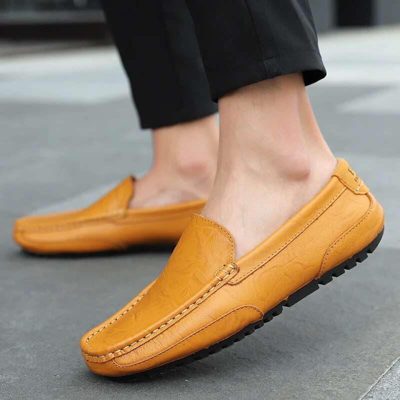 Mocassini slip-on smart casual da uomo per l'uso quotidiano