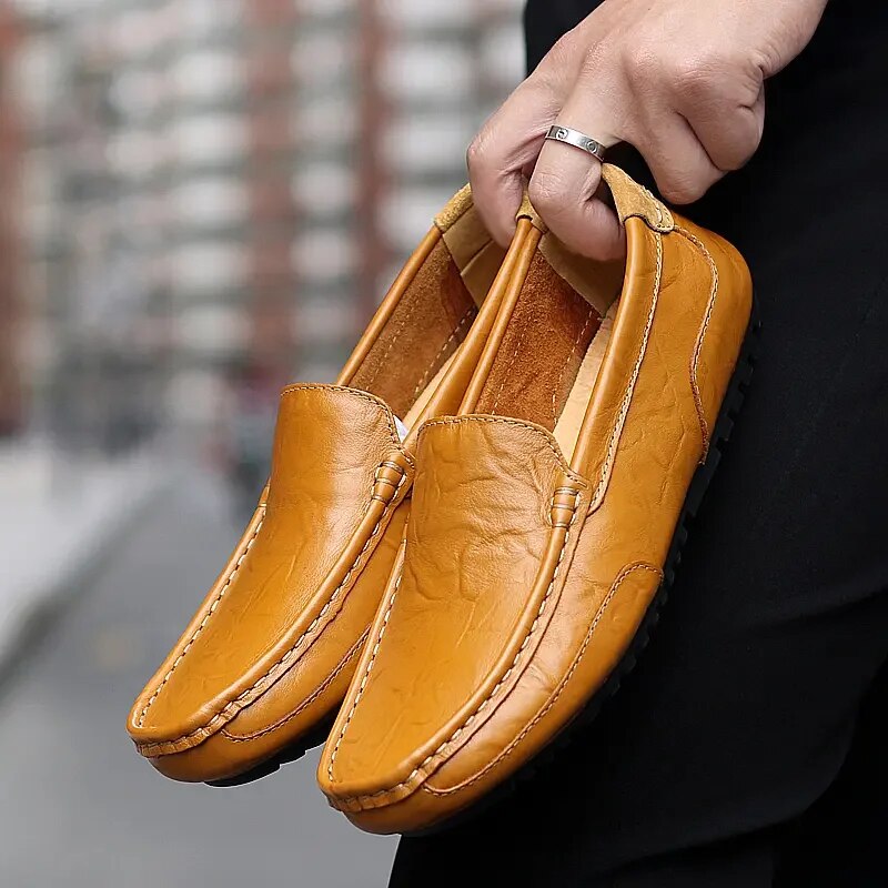 Mocassini slip-on smart casual da uomo per l'uso quotidiano