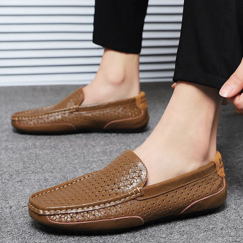 Mocassini slip-on smart casual da uomo per l'uso quotidiano