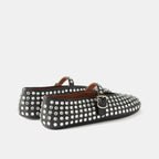 Bella | Donna Ballerine Mary Jane Pelle Strass Cristalli