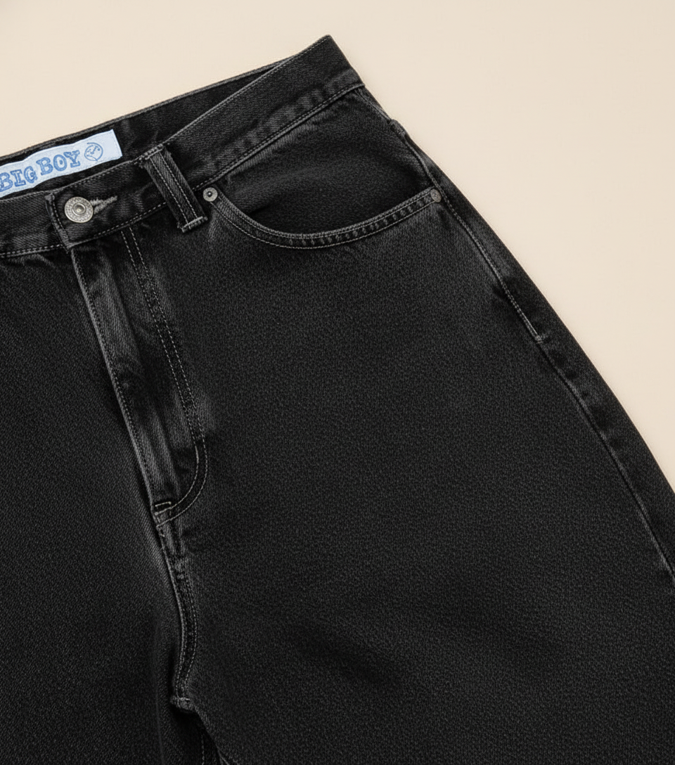Jeans da uomo a vestibilità comoda stile skate quotidiano