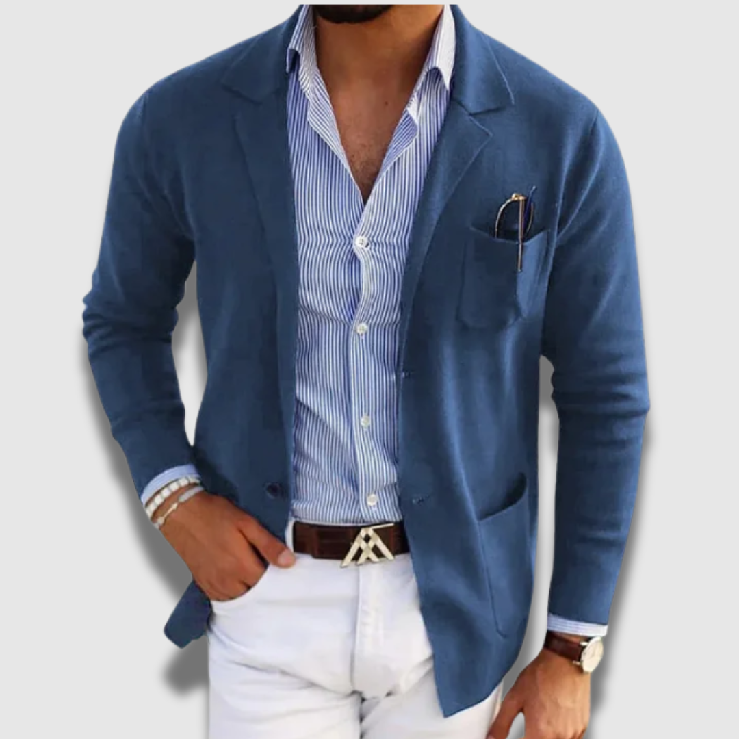 Blero | Blazer Classico Sartoriale Comodo Colore blu