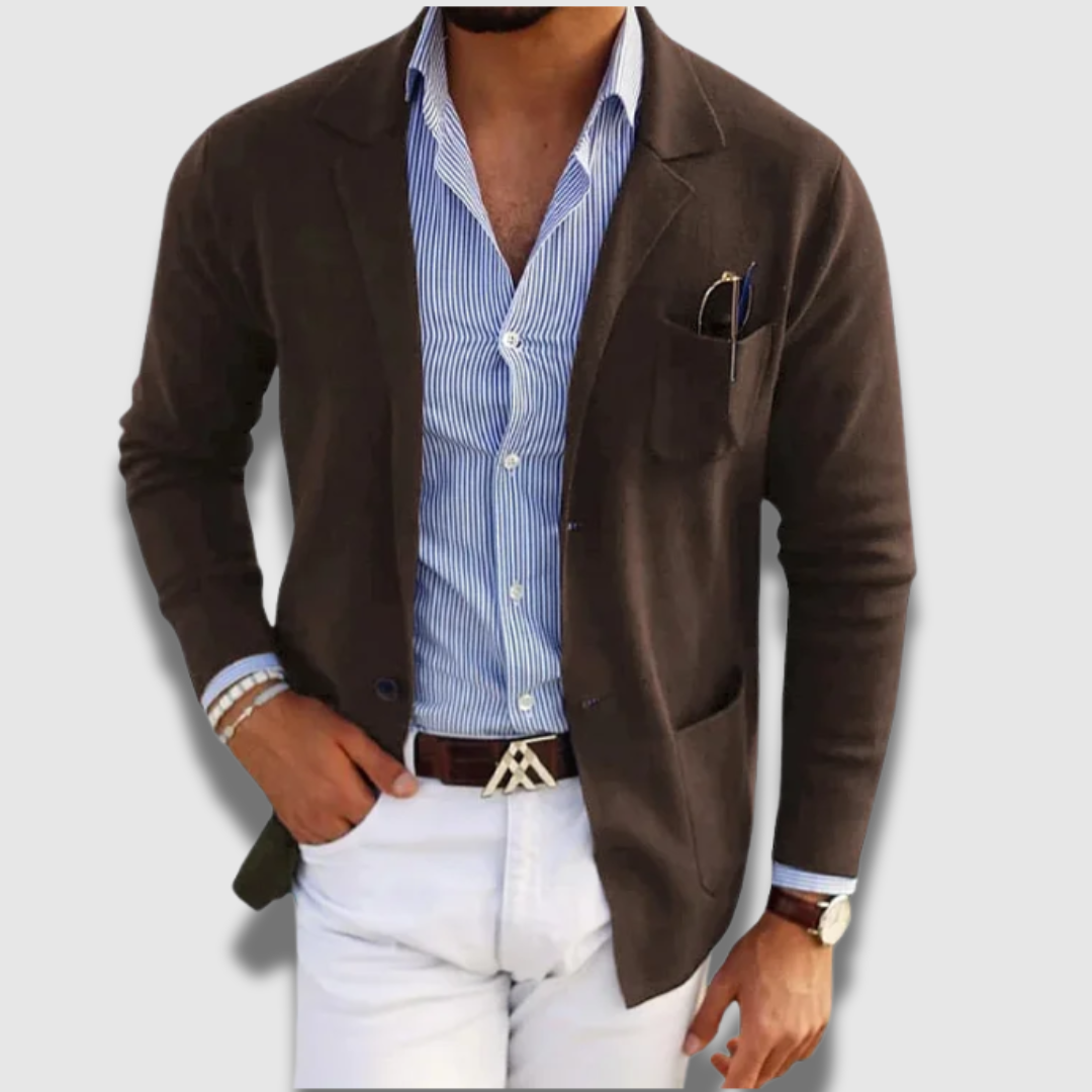 Blero | Blazer Classico Sartoriale Comodo Marrone