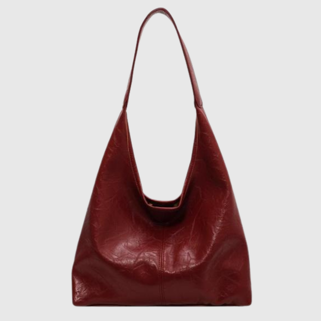 Bola | Borsa A Tracolla Semicircolare In Pelle PU Rosso Taglia Unica
