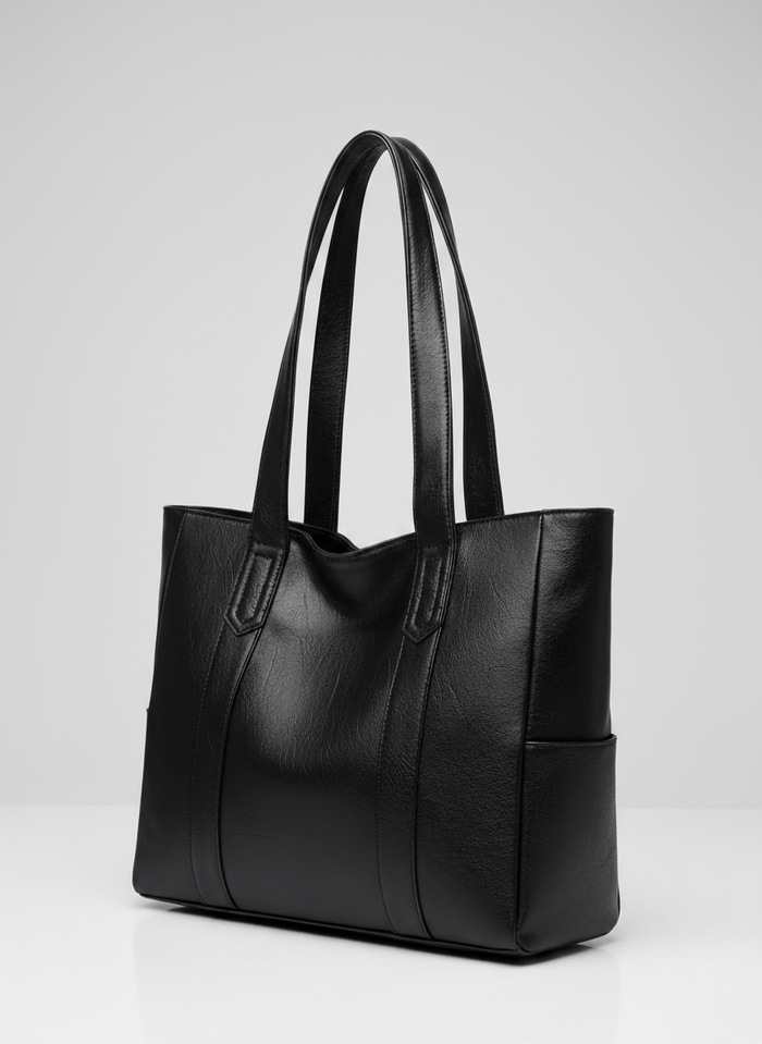 Borsa Shopper Donna in Pelle Sintetica | Giulia Nero