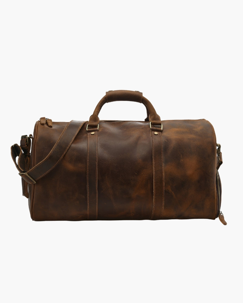 Borsone in Pelle Vintage con Tracolla | Denver