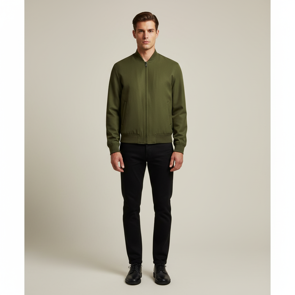 Brano | Giubbotto Bomber Uomo Marrone Con Zip 3