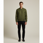 Brano | Giubbotto Bomber Uomo Con Zip Verde Oliva