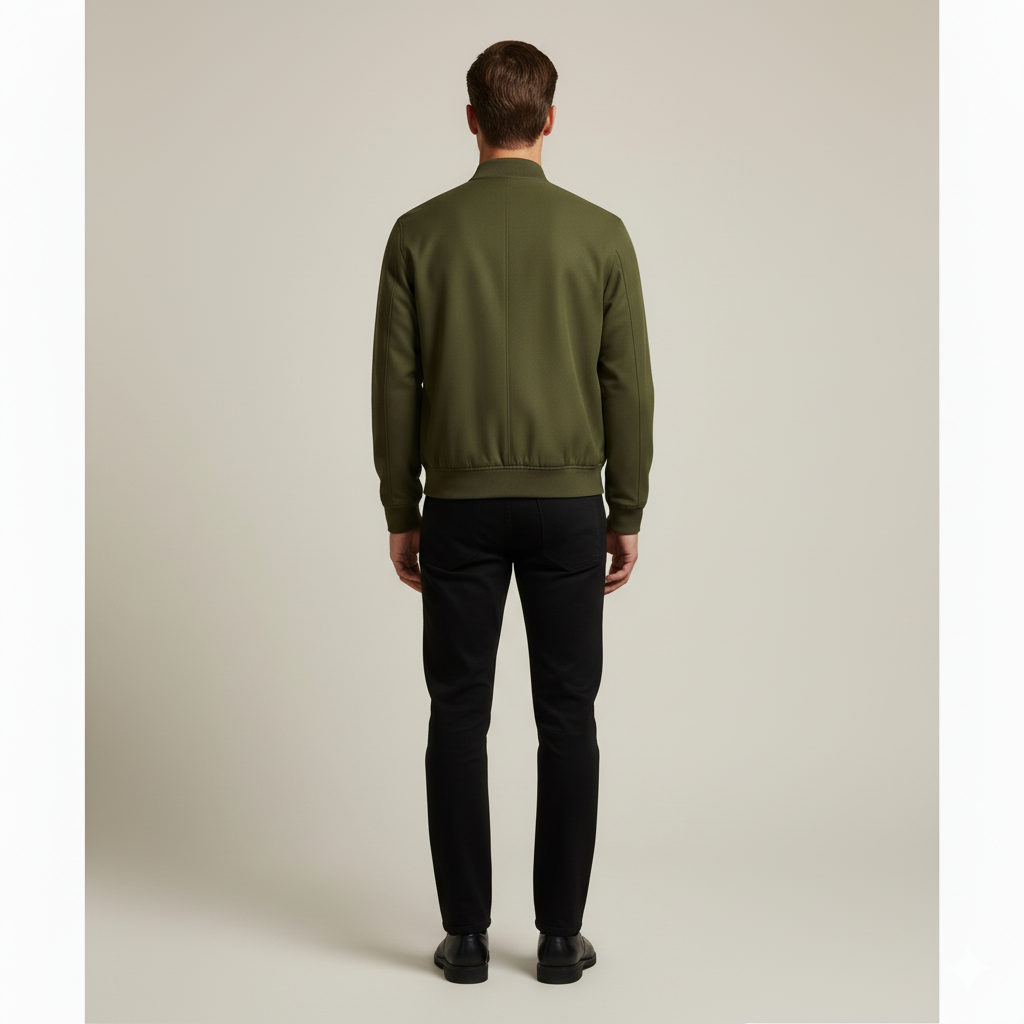 Brano | Giubbotto Bomber Uomo Marrone Con Zip 5