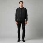 Brano | Giubbotto Bomber Uomo Con Zip Nero
