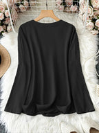 Briela | Blusa a V in Tessuto Leggero