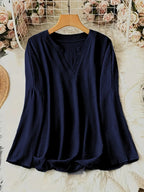 Briela | Blusa a V in Tessuto Leggero