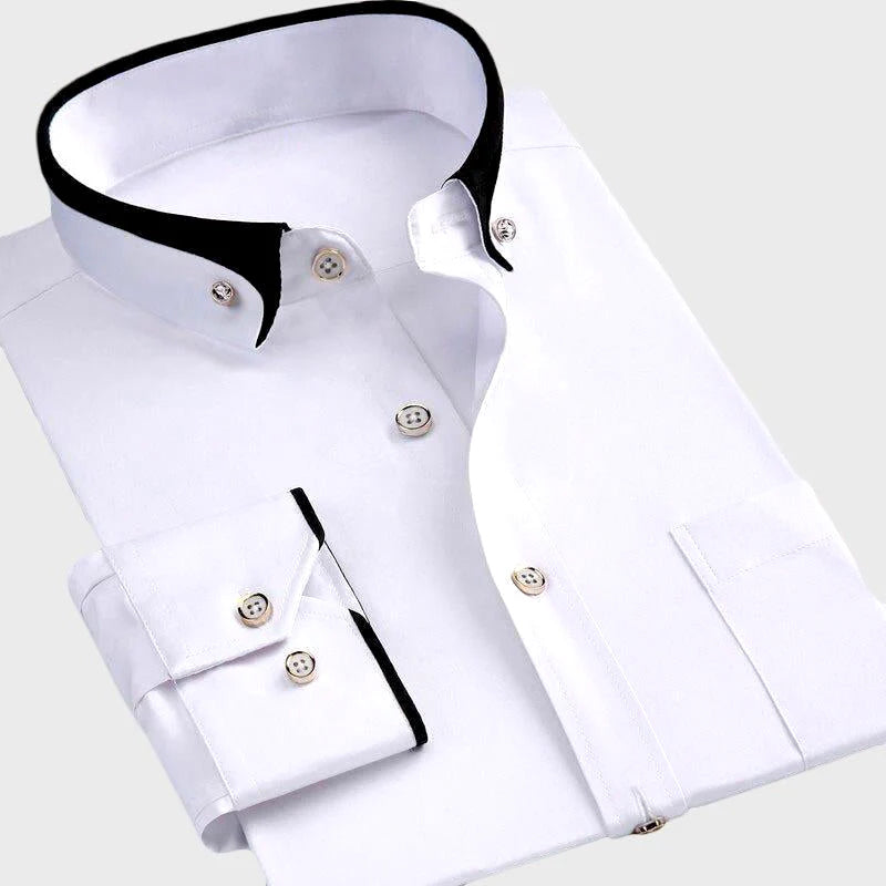 Camicia a Maniche Lunghe per Uomini | Trivex Bianco
