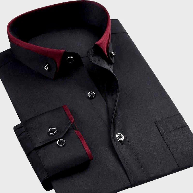 Camicia a Maniche Lunghe per Uomini | Trivex Nero